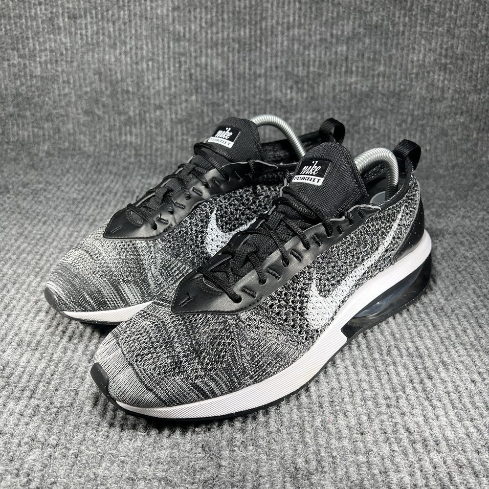 Nike Air Max Flyknit Racer Women's Size‎ 10 Black White Running Shoes DM9073-001